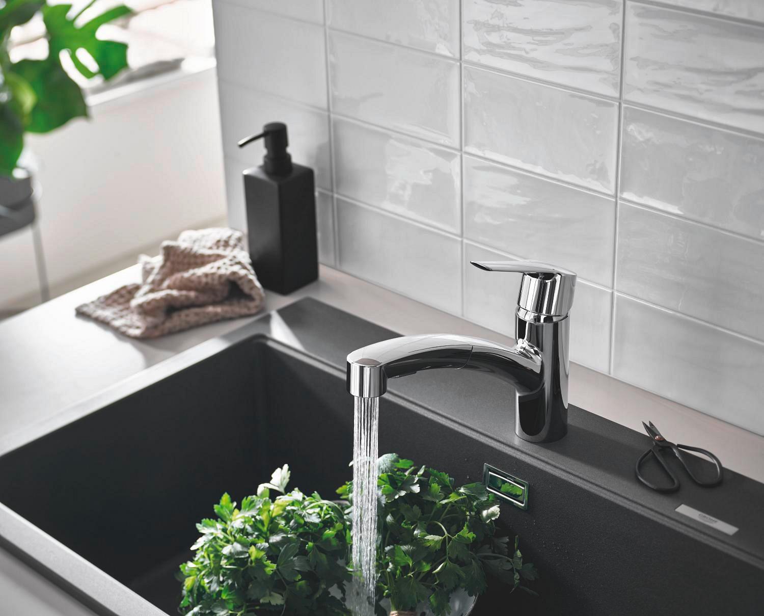 Waschtischarmatur Start Chrom H: 18,5 Cm Schwenkbar - Chromfarben, Basics (18,5cm) - Grohe