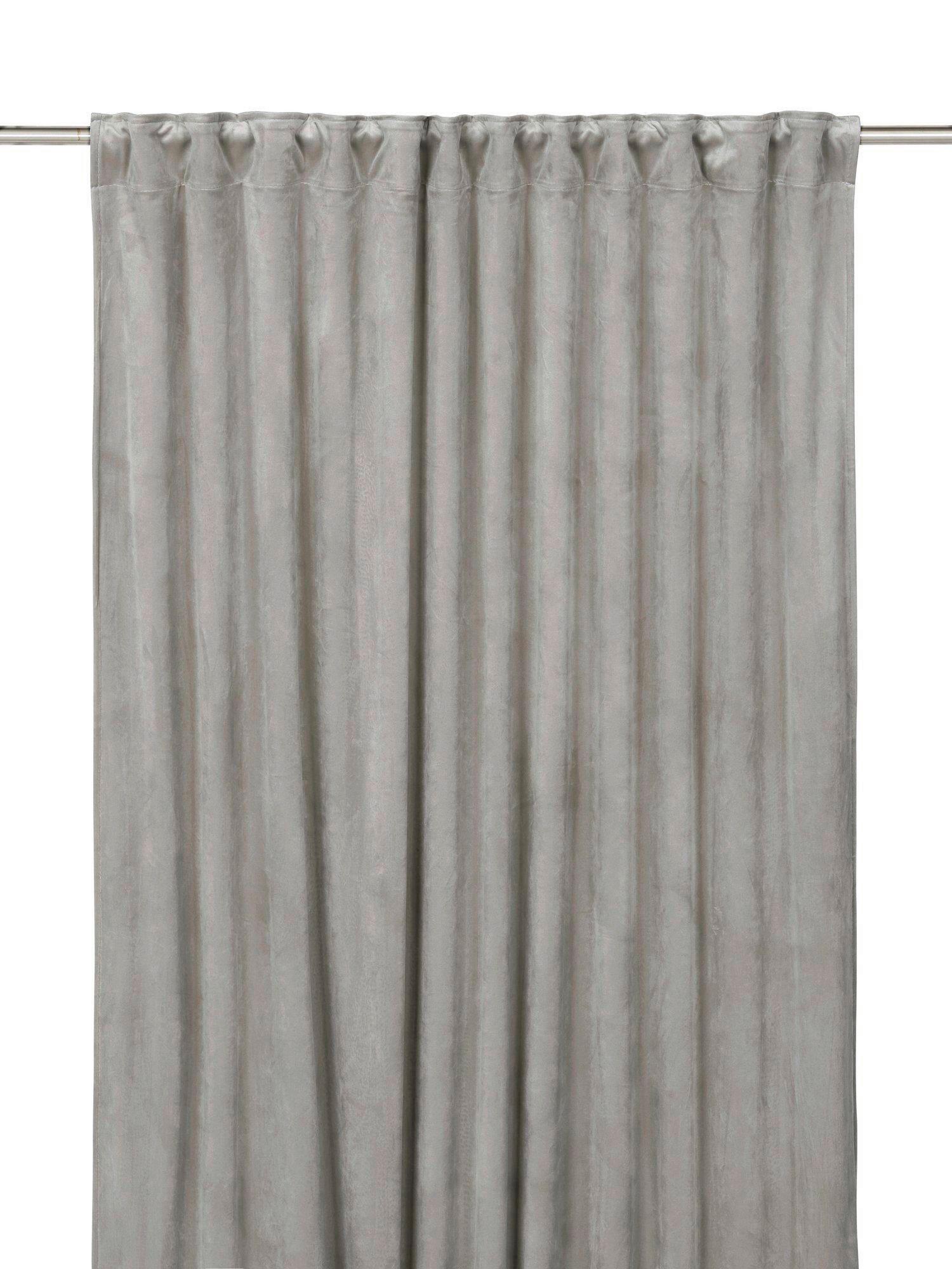 HOTOVÝ ZÁVES ELISE - sivá, Basics, textil (135/280cm) - Svanefors