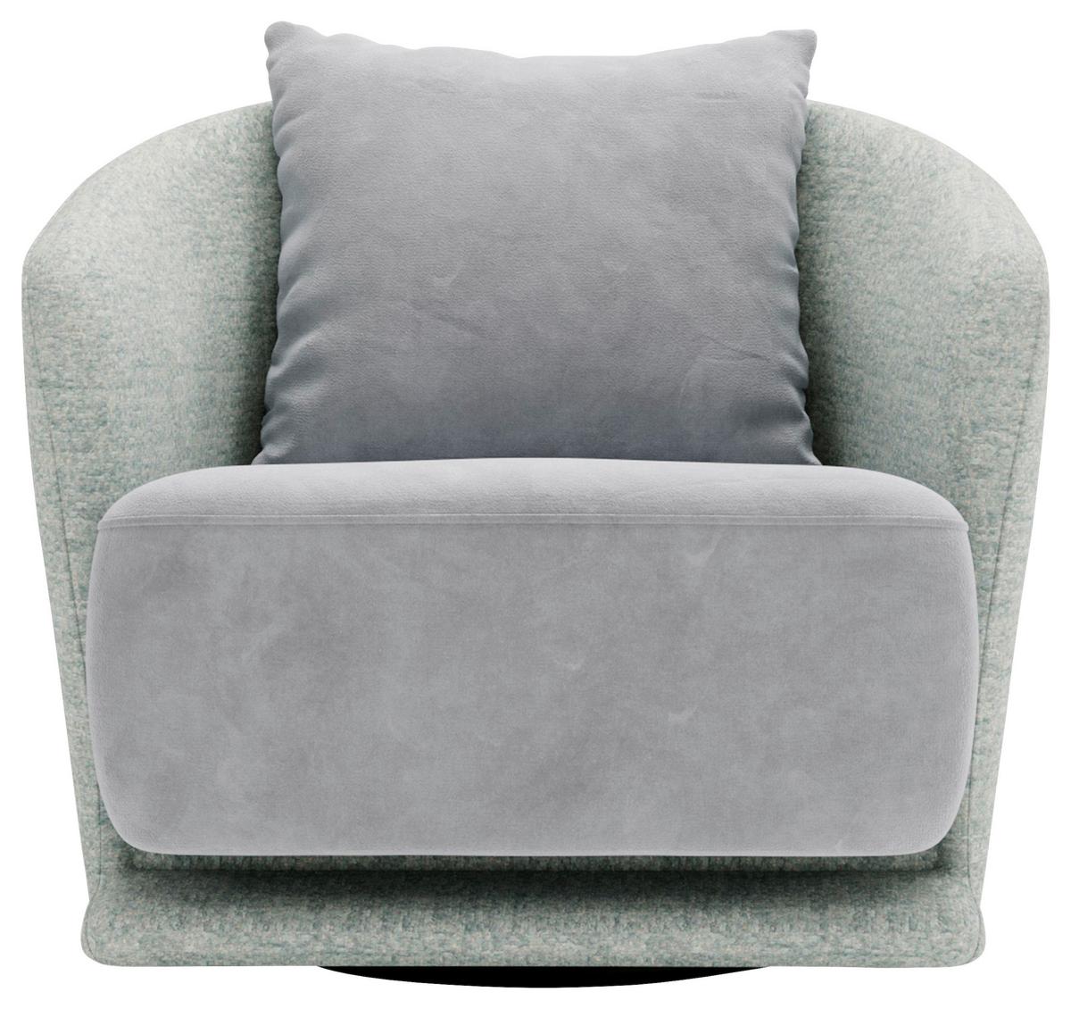 Wish Mintgrün B: 83 Cm - Schwarz/Mintgrün, Design, Textil (83/80/75cm) - Livetastic
