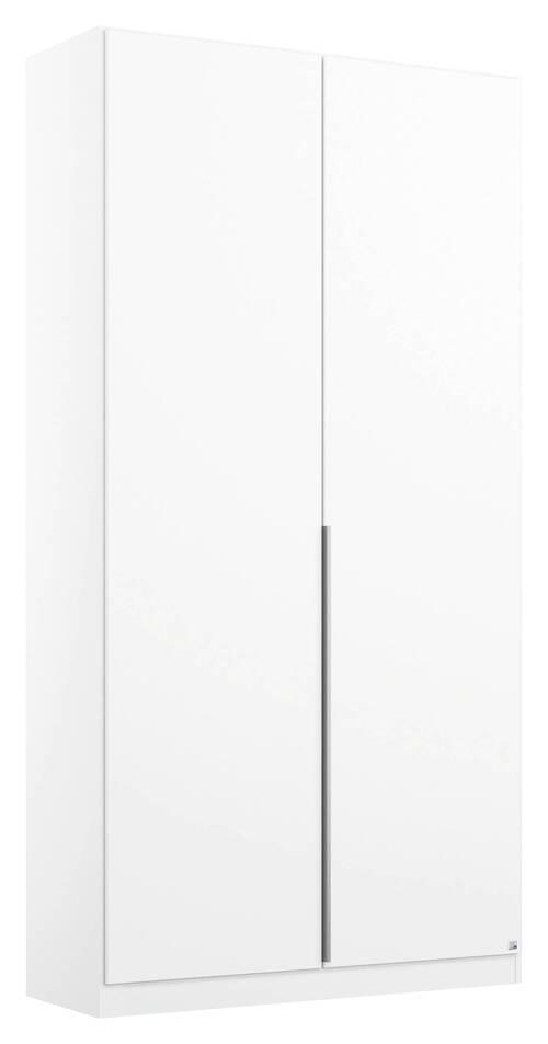 Drehtürenschrank B: 91 cm Alabama, Weiß - Weiß, MODERN, Holzwerkstoff (91/229/54cm) - Rauch Möbel