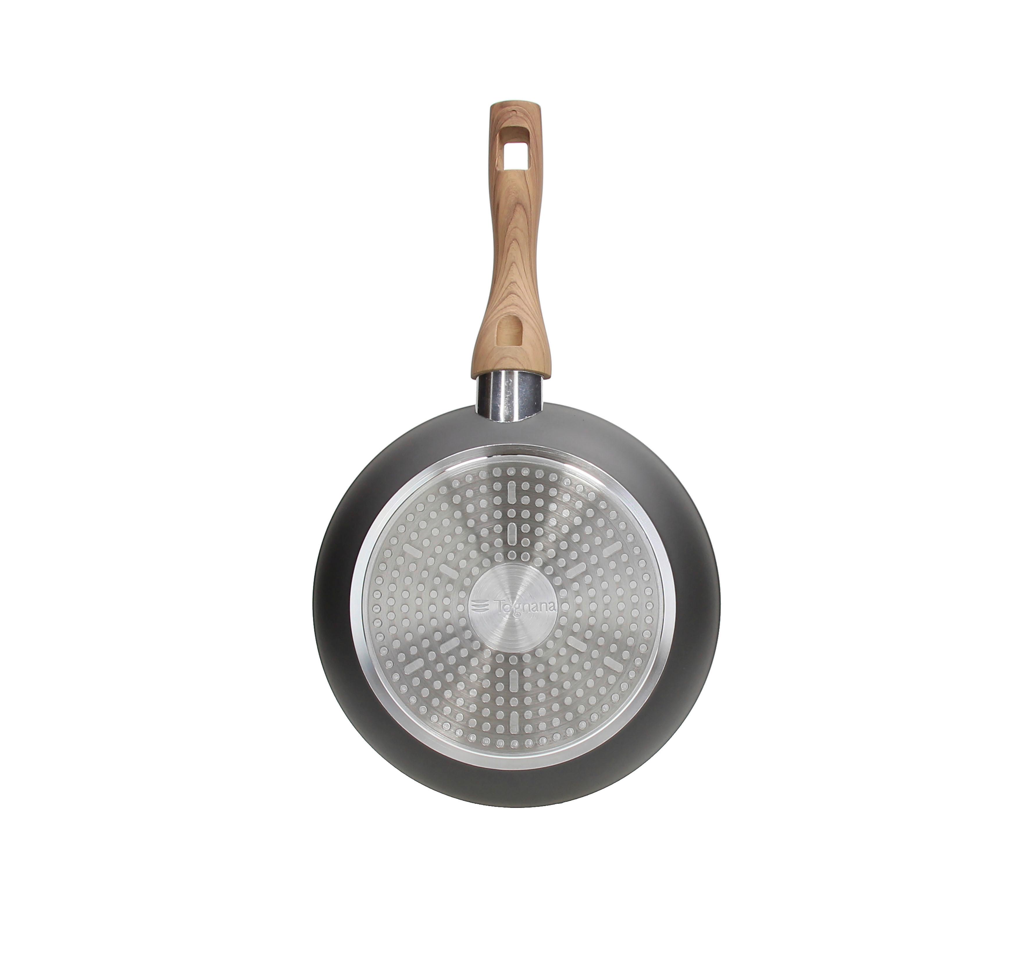 Serpenyő Grancucina Great Stone - barna/szürke, Basics, fém (24/4.5cm)
