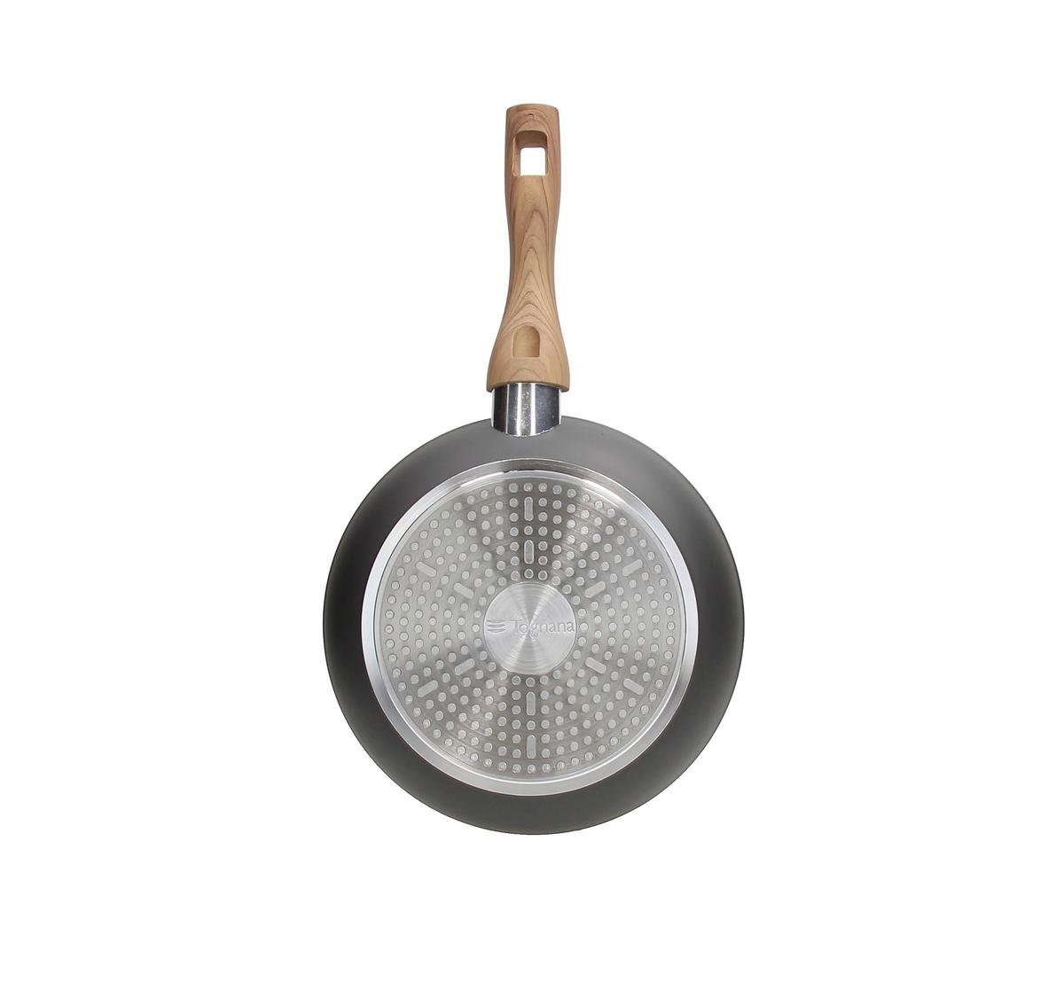 Serpenyő Grancucina Great Stone - barna/szürke, Basics, fém (24/4.5cm)