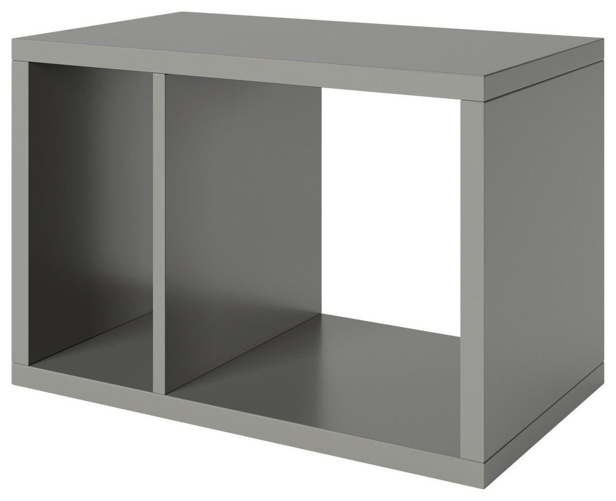 Regal Fortuna B 58cm Grau Fortuna - Grau, Basics, Holzwerkstoff (58/39/34cm) - MID.YOU