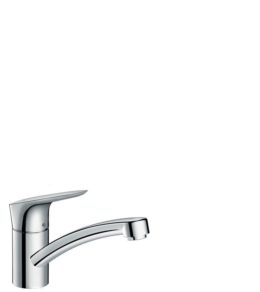 Küchenarmatur Logis M31 Sptm 120 Nd 1j Niederdruck - Chromfarben, Basics, Metall - Hansgrohe