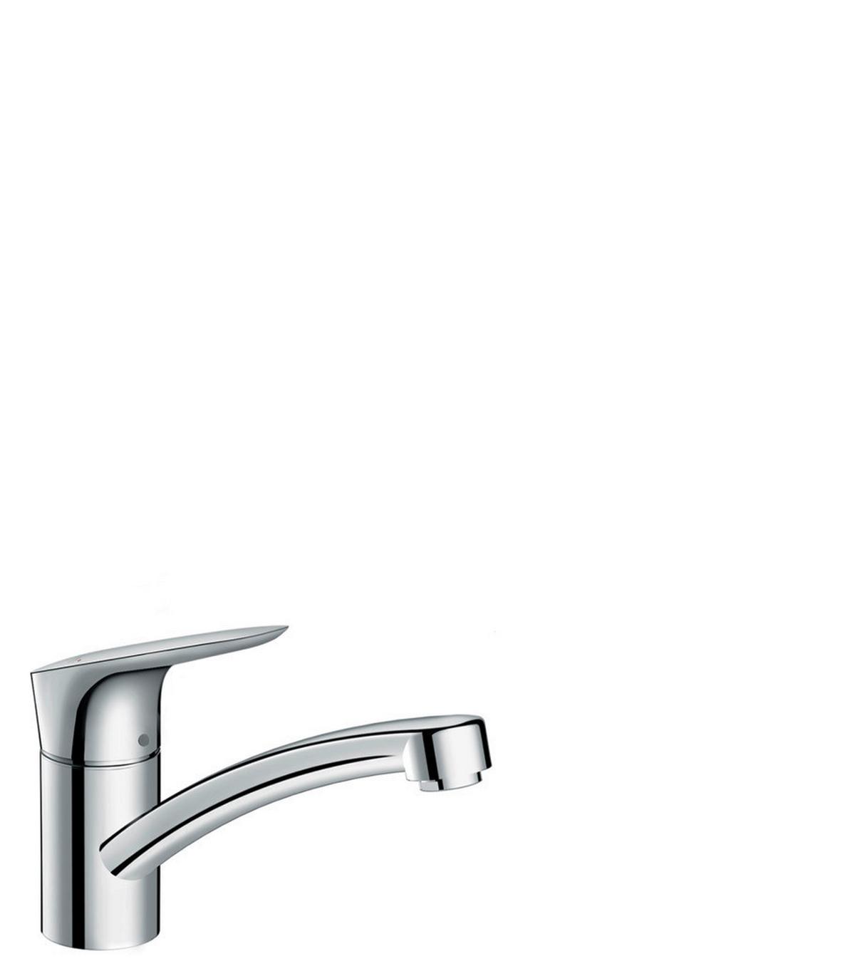 Küchenarmatur Logis M31 Sptm 120 Nd 1j Niederdruck - Chromfarben, Basics, Metall - Hansgrohe