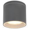 Led Außendeckenleuchte Alcala 11 Watt Metall/Glas - Klar/Anthrazit, Basics, Glas/Metall (10,8/9,6cm) - Globo