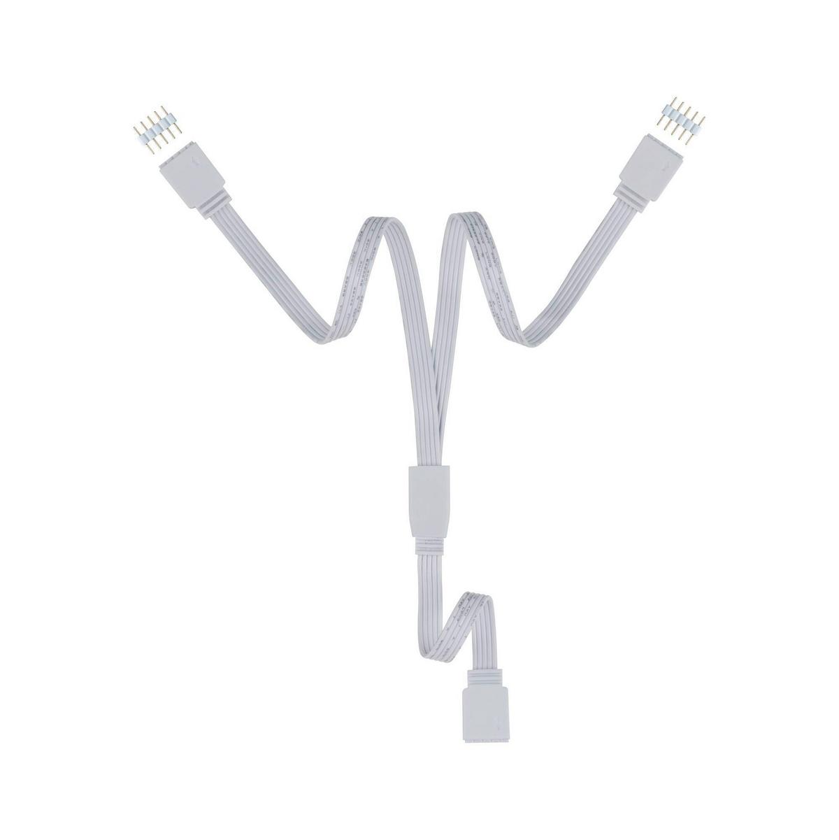 Led-streifen Maxled Y-Splitter - Weiß, Basics, Kunststoff (3/0,7cm) - Paulmann