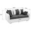 Dreisitzer-sofa Faro - Chromfarben/Weinrot, KONVENTIONELL, Holz/Textil (225/90/92cm) Dreisitzer-sofa Faro - Chromfarben/Weinrot, KONVENTIONELL, Holz/Textil (225/90/92cm)