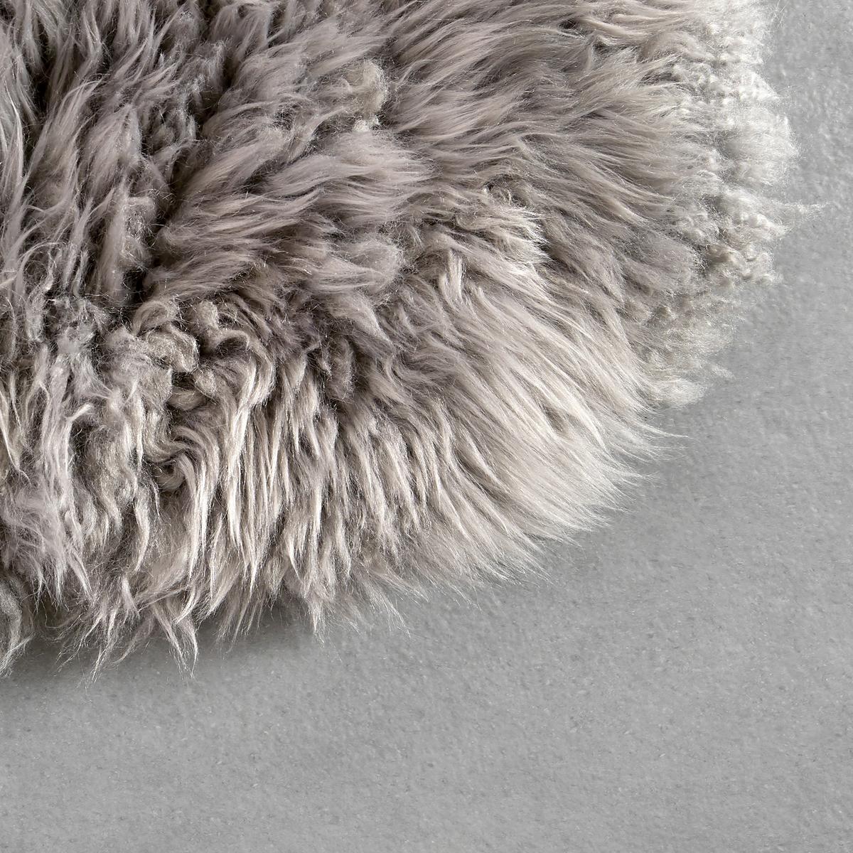 OVČÍ KOŽEŠINA Emma, 60/45cm, sv.šedá - světle šedá, textil (45/60cm) - Modern Living