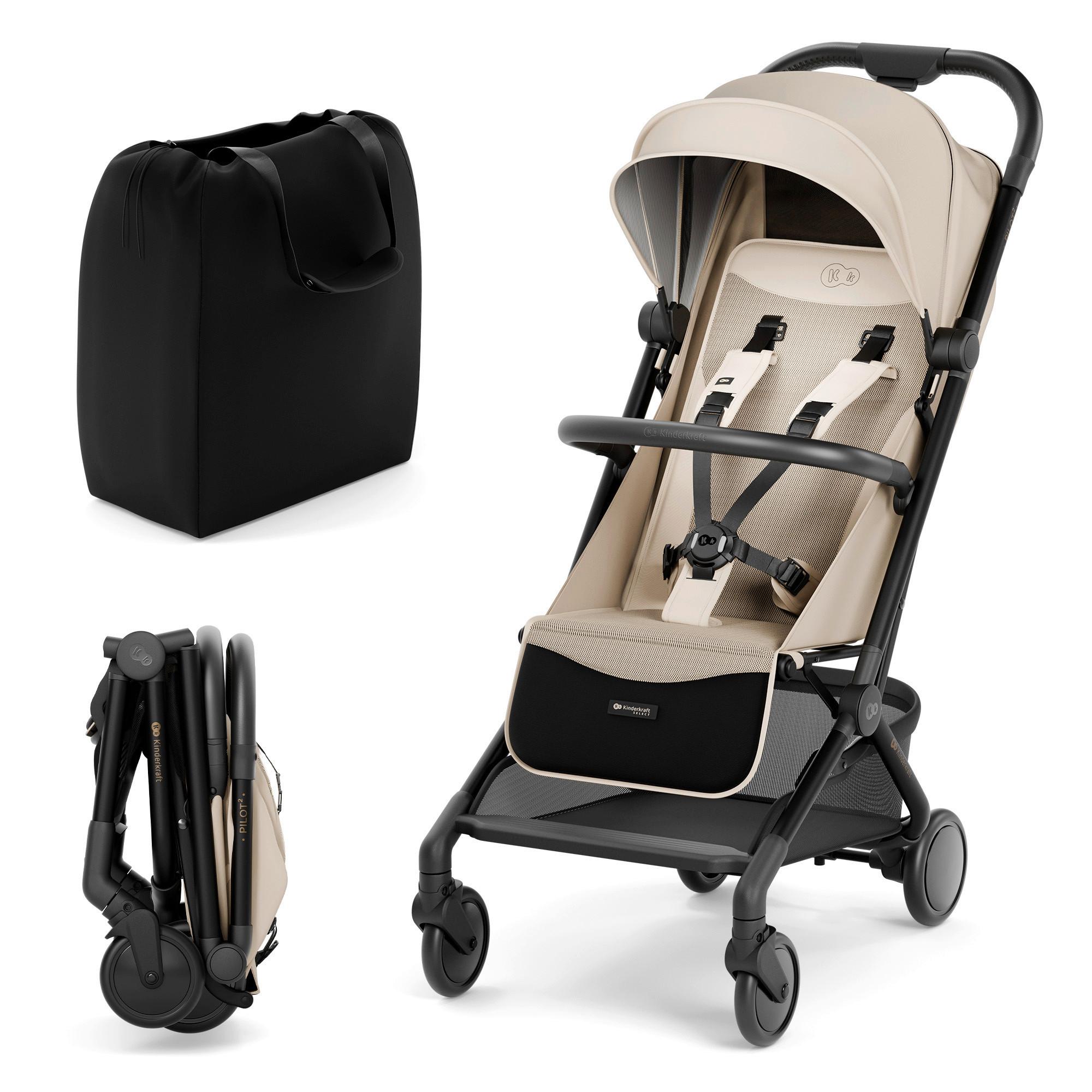 Buggy beigebraun/Grau - Beigebraun, Basics, Kunststoff/Textil (67/42/101cm) - Kinderkraft