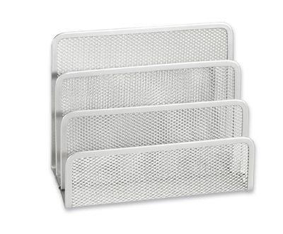 Organizér Mesh - strieborná, kov (17,5/8,2/13,5cm) - Homezone Organizér Mesh - strieborná, kov (17,5/8,2/13,5cm) - Homezone