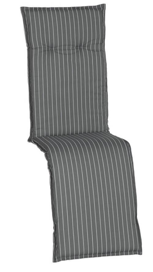 Auflage Belm 171x50cm Grau - Grau, Design, Textil (171/50/6cm)