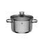 Kochtopfset Saphir 11-teilig - Silberfarben, MODERN, Glas/Metall - WMF Kochtopfset Saphir 11-teilig - Silberfarben, MODERN, Glas/Metall - WMF