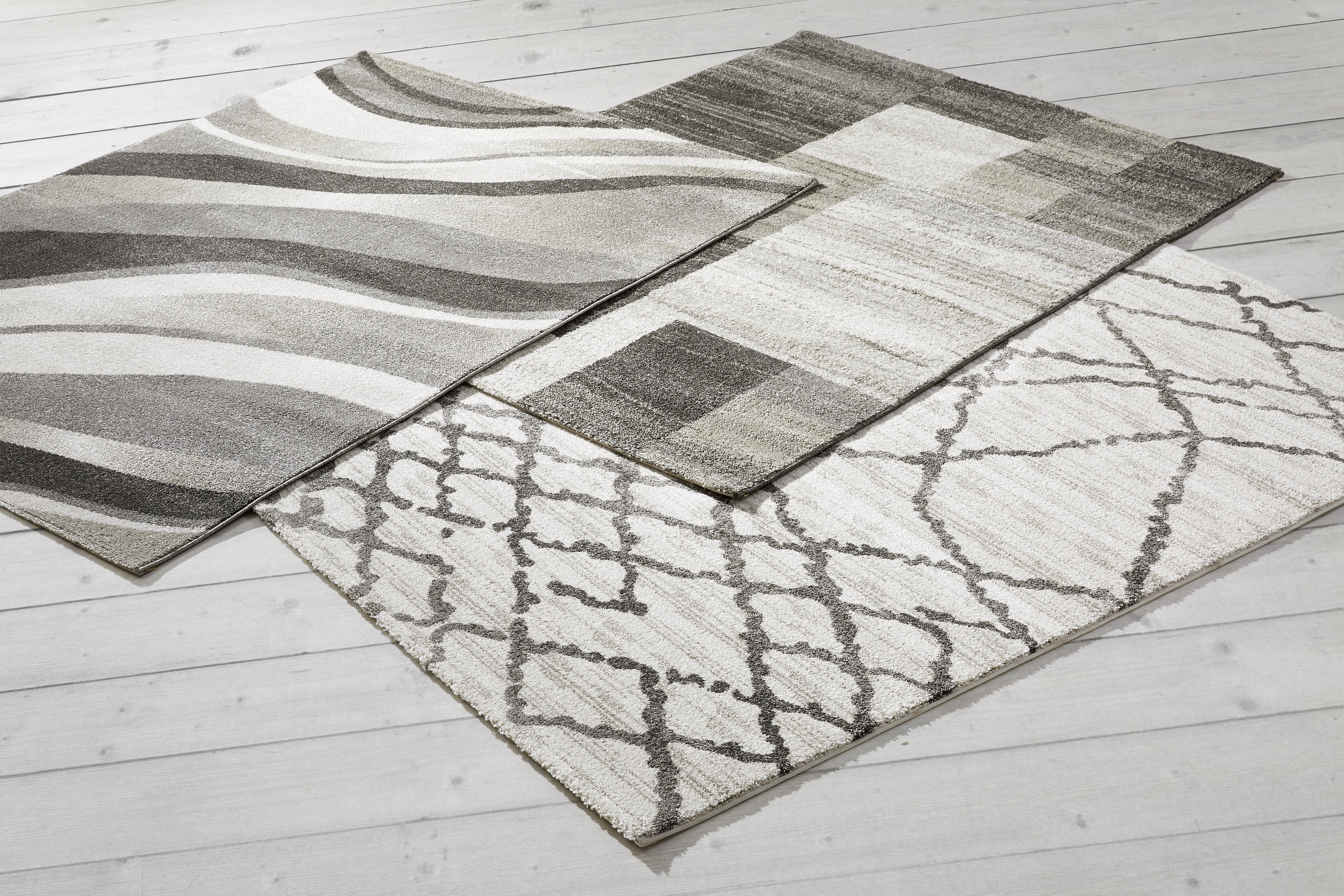 Tkaný Koberec Tina 2, 120/170cm - sivá/antracitová, Konvenčný, textil (120/170cm) - Modern Living