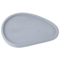 DEKORAČNÍ TALÍŘ ELIAS - šedá, Moderní, kámen (22/12cm) - Modern Living