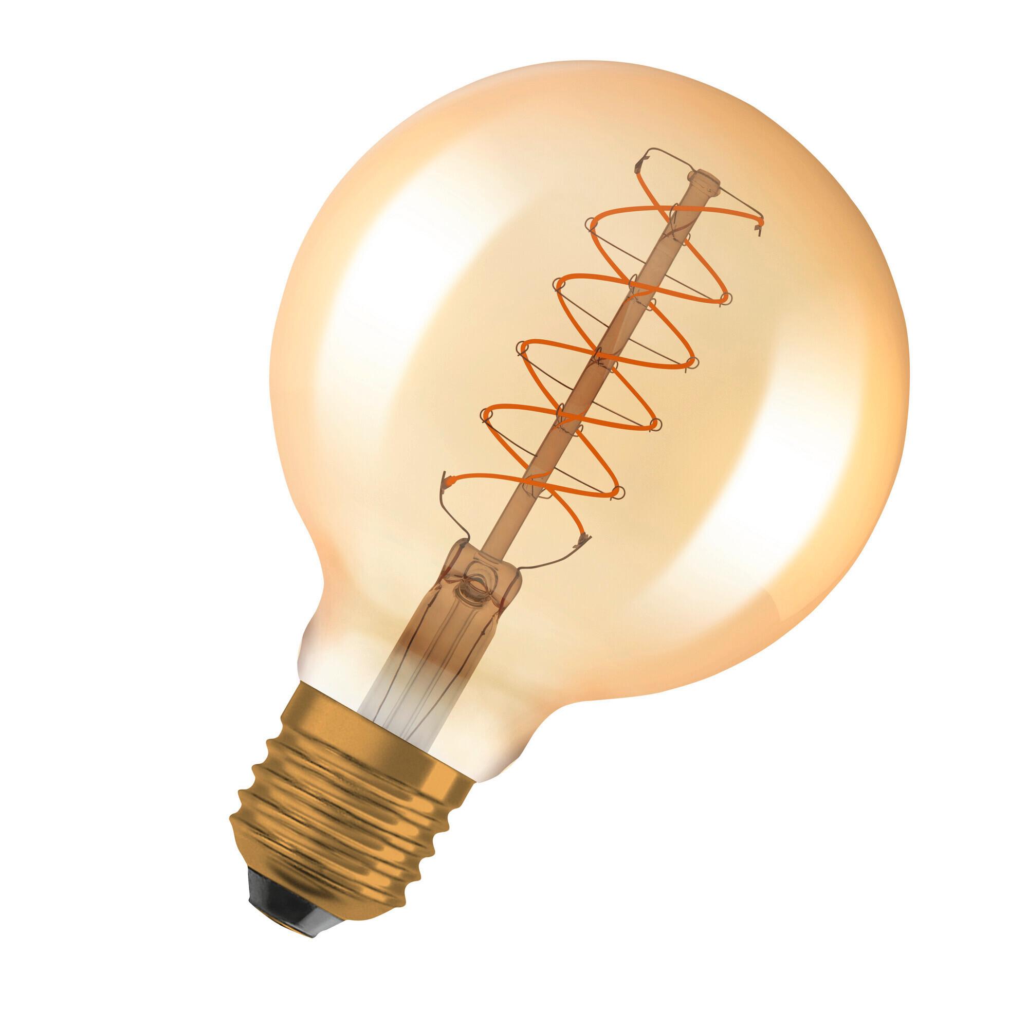 LED-Leuchtmittel Vintage 1906 Led Dim37 4.8w/22 - Goldfarben, Basics, Glas (9,5/13,8cm) - Ledvance
