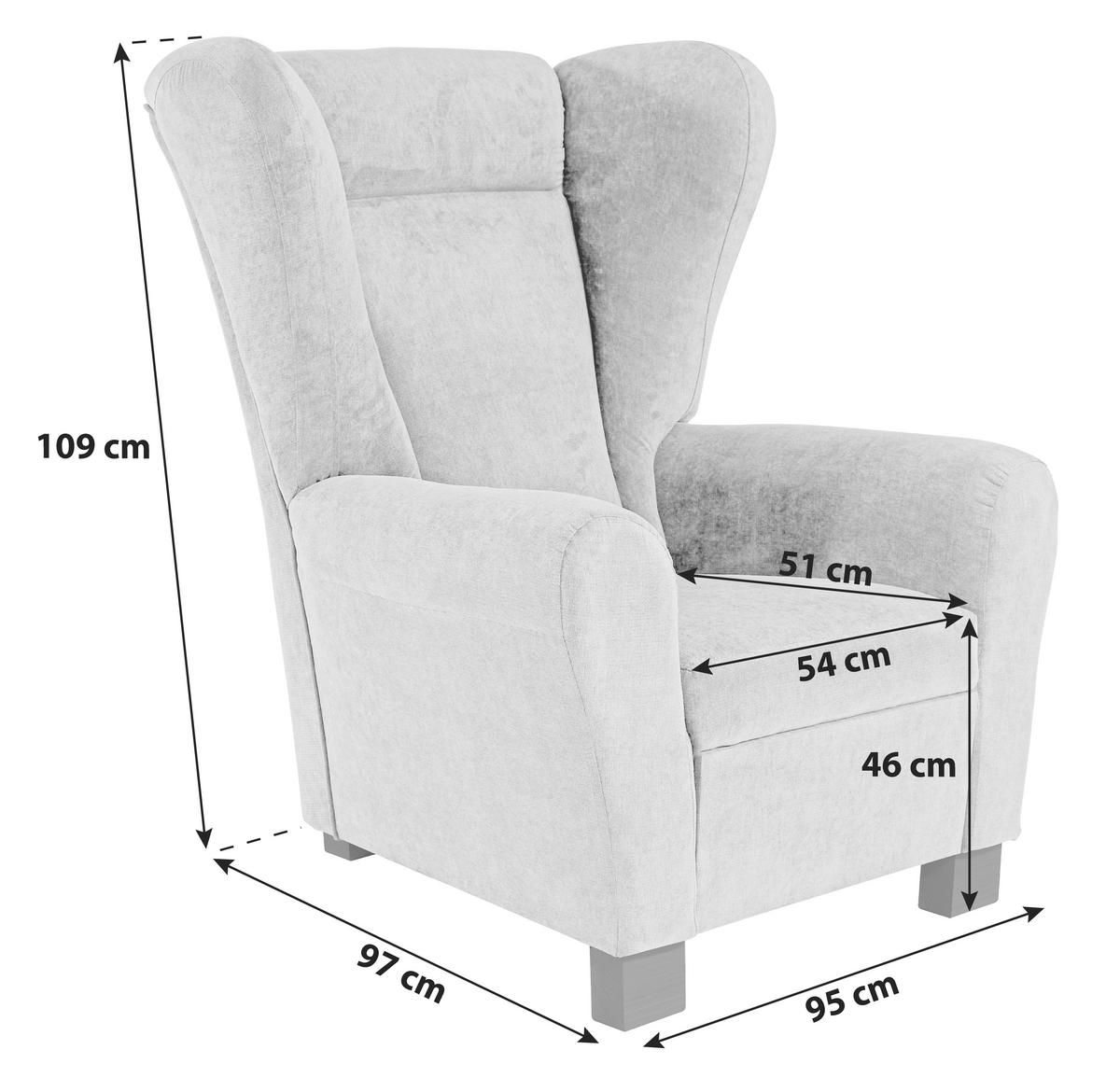 Kreslo Chandler - hnedá/tmavohnedá, Design, drevo/textil (95/109/97cm) - Ondega