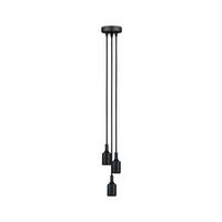 Hängeleuchte Rail H: ca. 200 cm 3-Flammig - Schwarz, Design, Kunststoff/Metall (10,0/200,0cm) - Paulmann