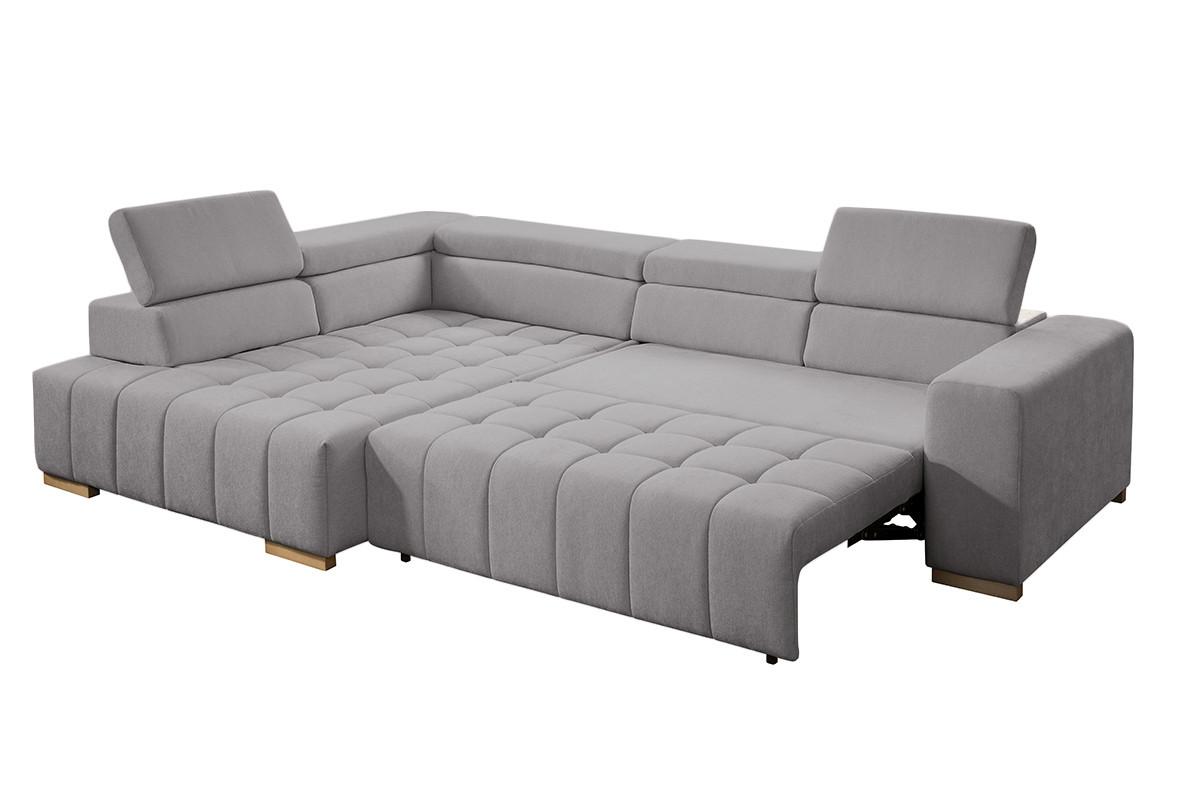 Ecksofa Elias Neu Braun S: 201x307 Cm - Naturfarben/Braun, Design, Textil (201/307cm) - Livetastic