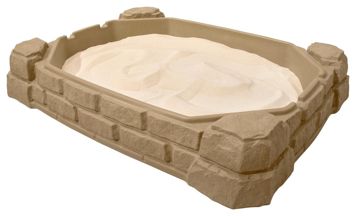Sandkasten 7220kr - Braun, KONVENTIONELL, Kunststoff (111,8/39,4/81,2cm) - Ambia Garden