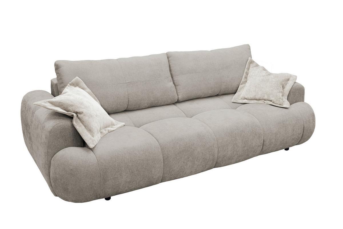 Schlafsofa Alessano Beige, B: 254cm - Champagner/Beige, MODERN, Holzwerkstoff/Kunststoff (254/69-93/116cm) - MID.YOU