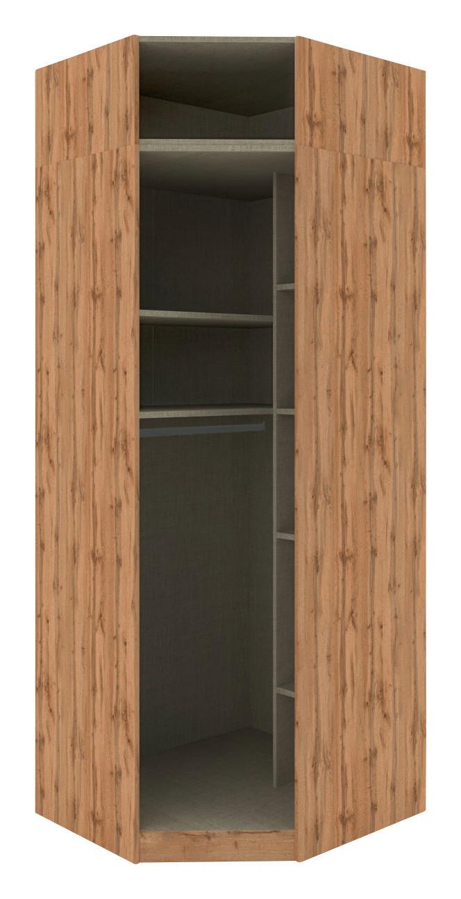 Eckschrankkorpus B: 91,1 Cm Unit Wotan Eiche Dekor