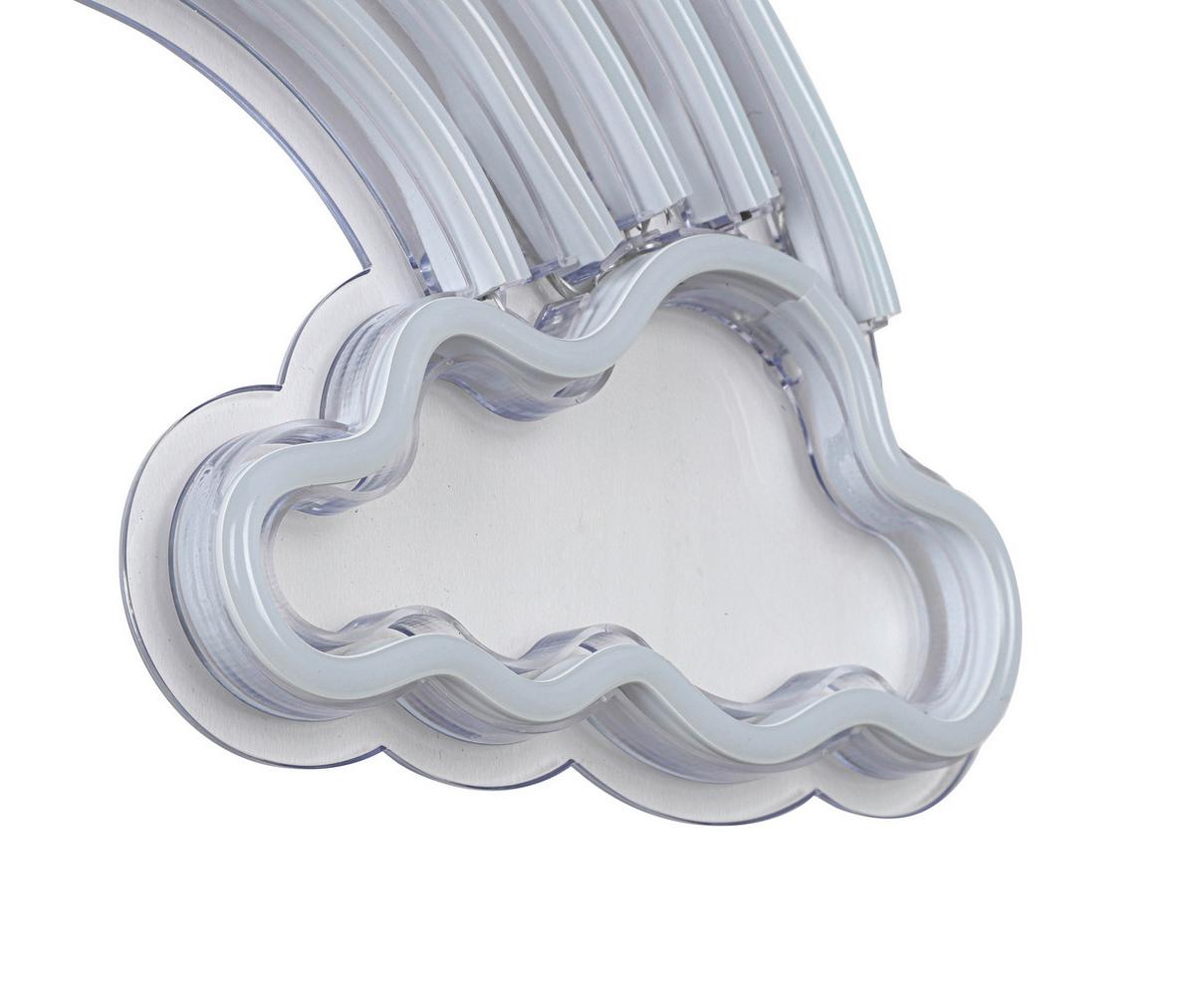 DEKORAČNÍ LED SVÍTIDLO RENIBO - bílá/průhledné, Moderní, plast (40/20/1,30cm) - Mömax