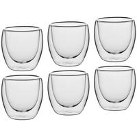 Kaffeeglas Transparent, 6-Teilig - Transparent, Trend, Glas (180ml) - Mäser