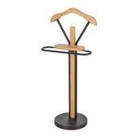 NEMÝ SLUHA ARTURO - čierna/prírodná farba, Modern, kov/drevo (48/109/29,5cm) - Mömax