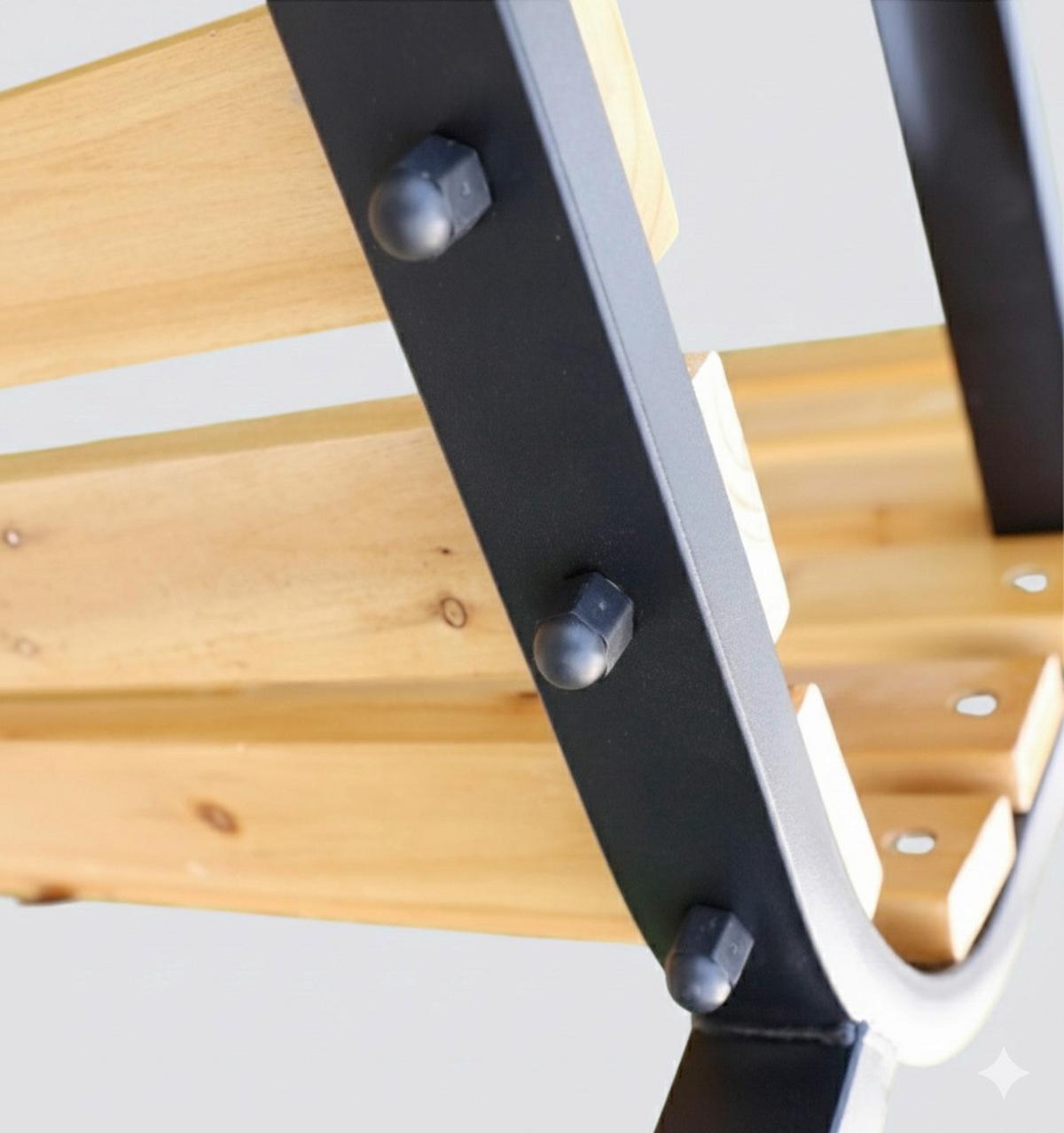 Gartenbank Ph-Tan-Gb-Osaka-Brown - Tannenholzfarben, Basics, Naturmaterialien/Metall (122/60/83cm)