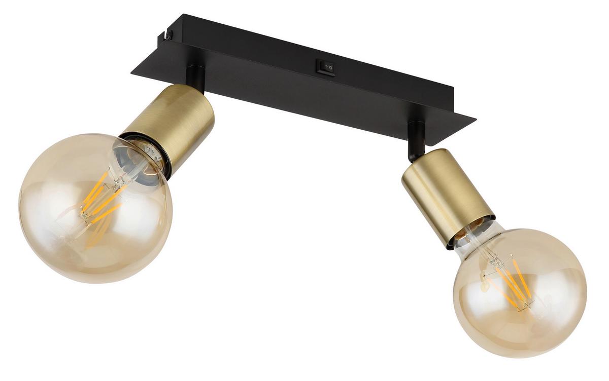 Strahler 54998-2b - Schwarz, Design, Metall (25/6/10,5cm) - Globo