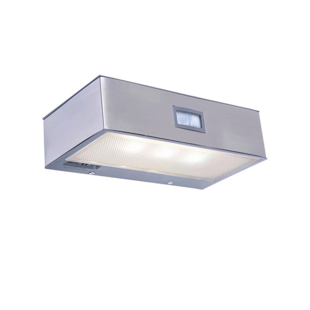 Solarleuchte 6908501308 Brick - Edelstahlfarben/Transparent, Design, Kunststoff/Metall (18/4,8/9,5cm)