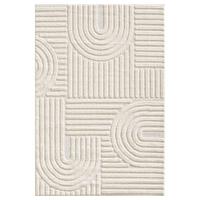 Hochflorteppich Creme Art 60x110 cm - Creme, Basics, Textil (60/110cm) - Novel