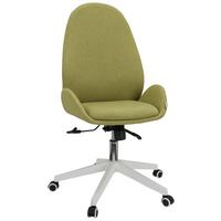 Drehstuhl Avea I Mit Wippfunktion Grün - Weiß/Grün, Basics, Kunststoff/Textil (56/104/58cm) - MID.YOU