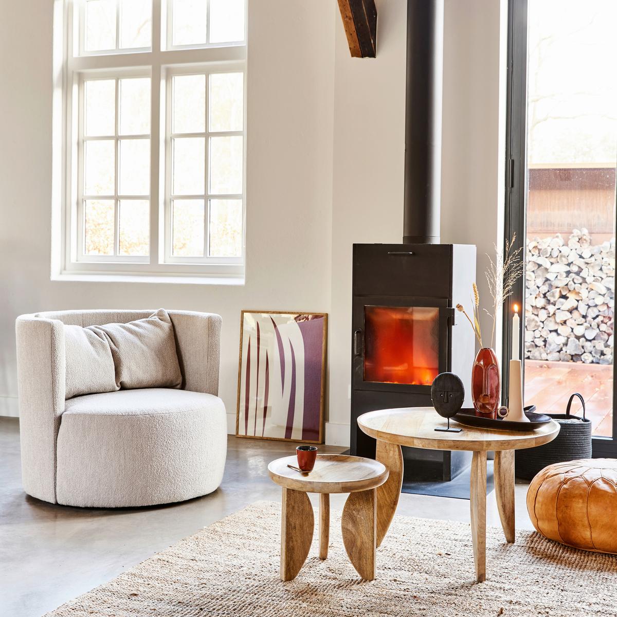 Sessel Explore Naturfarben B: 96cm - Schwarz/Naturfarben, Design, Textil (96/81/92cm) - Livetastic