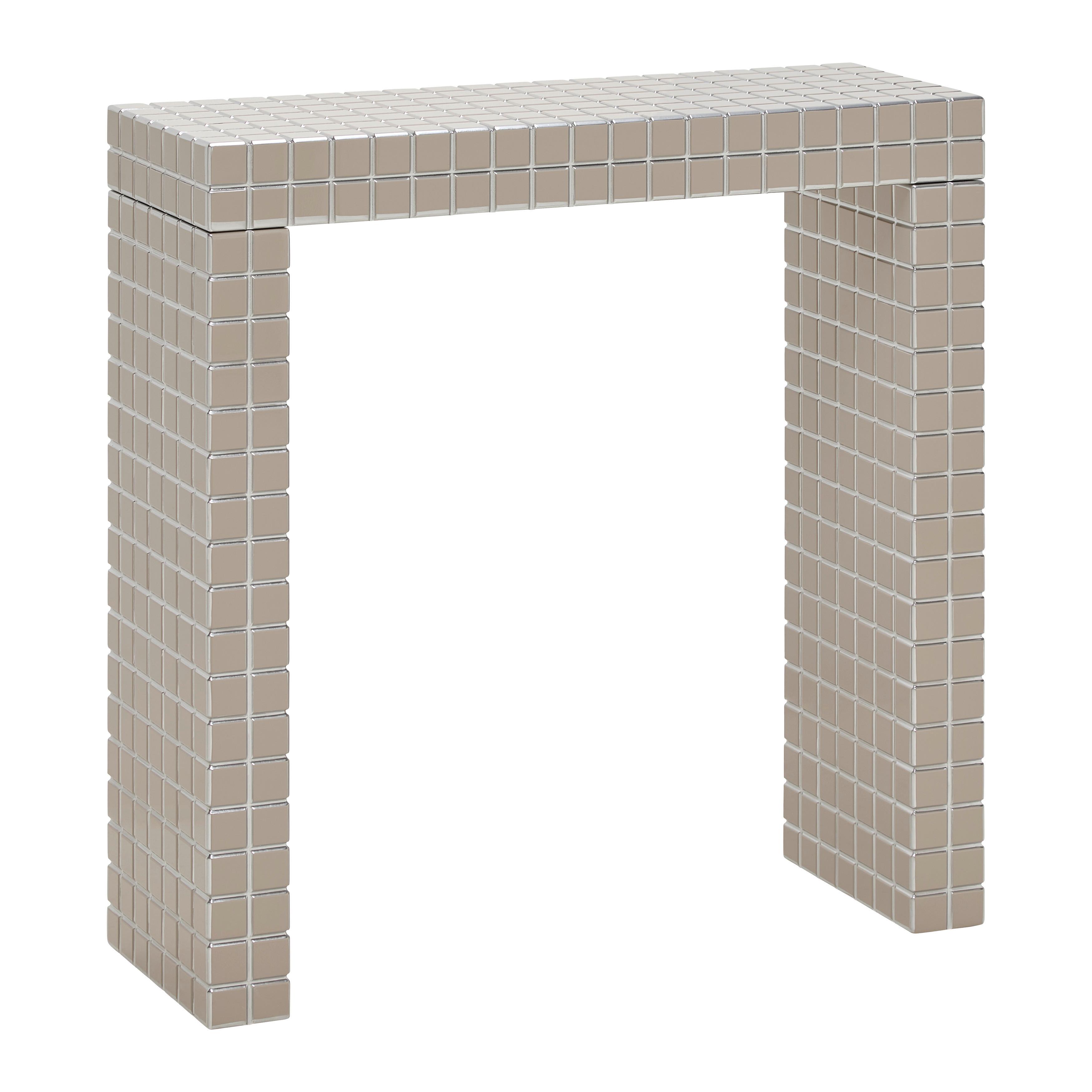 KONZOLA LUISA -TREND- - kašmírová, Moderní, kompozitní dřevo (80/28/80cm) - Mömax