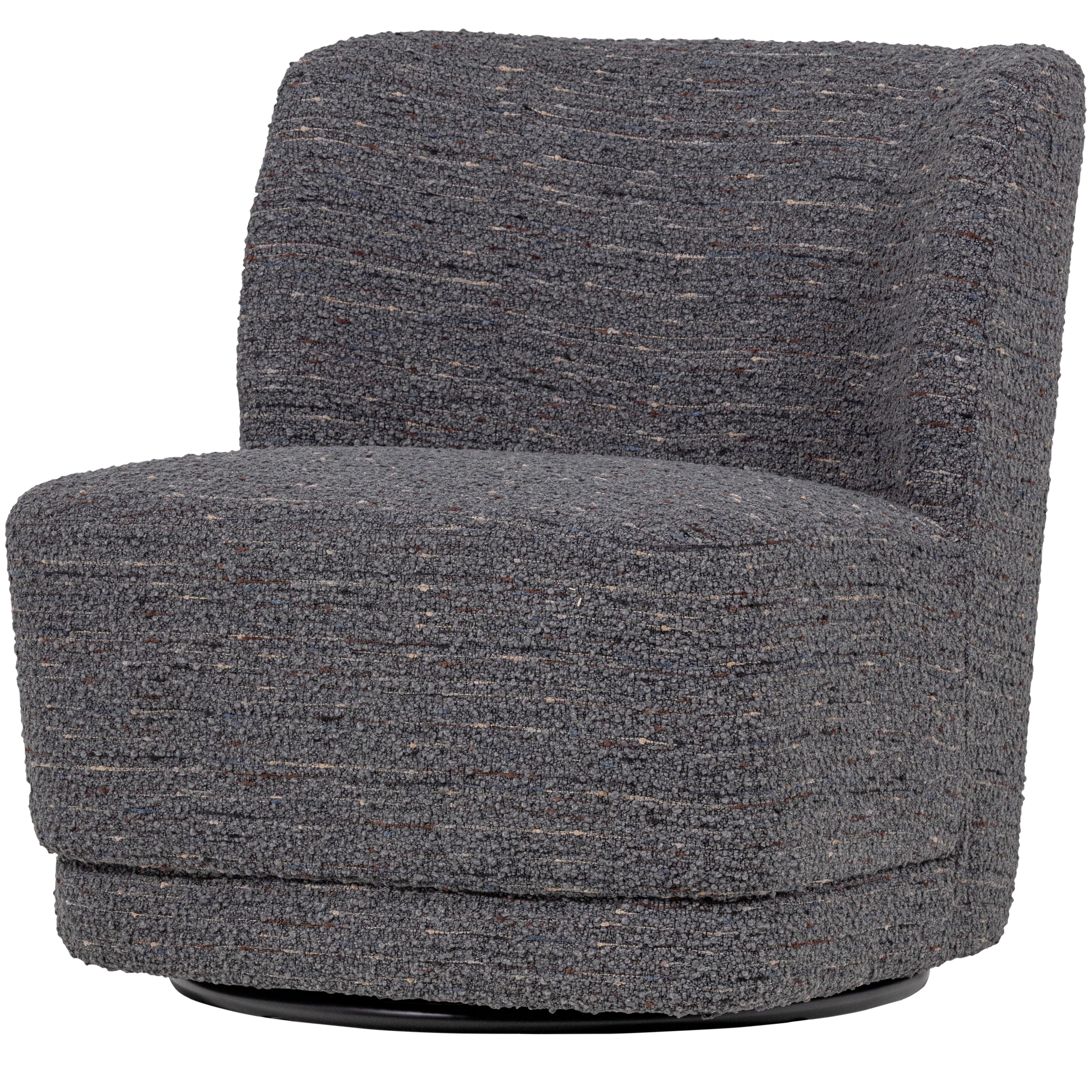 SESSEL Atty Grau B: 74cm - Schwarz/Grau, MODERN, Textil (74/75/65cm) - Livetastic