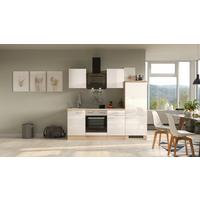 Küchenblock Nepal Sonoma Eiche/Kaschmir B: 220cm - Kaschmir/Sonoma Eiche, MODERN, Holzwerkstoff (220cm) - FlexWell