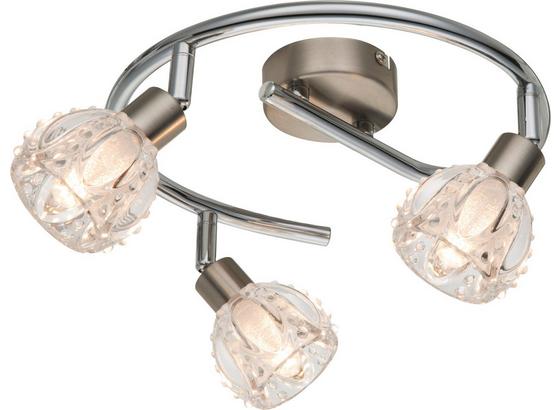 LED-Spotrondell Aloha 3-flammig - Chromfarben, MODERN, Glas/Metall (25/13,5cm) LED-Spotrondell Aloha 3-flammig - Chromfarben, MODERN, Glas/Metall (25/13,5cm)