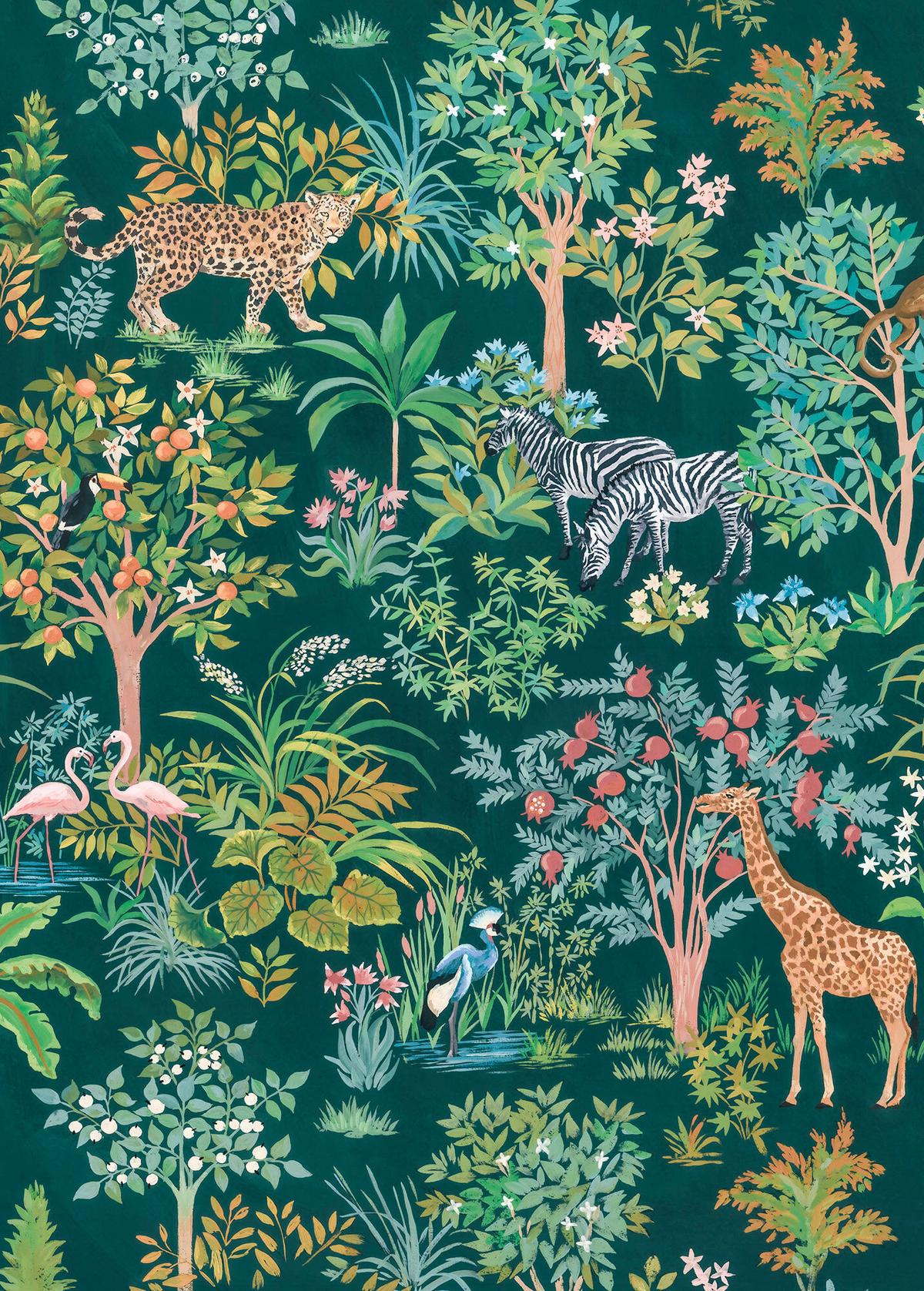 Fototapete Inx4-055 Happy Jungle - Trend (200/280cm) - Komar