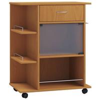 Allzweckwagen Pocis Buchefarben B: 39 cm - Buchefarben, MODERN, Glas/Holzwerkstoff (65/39/80cm) - MID.YOU