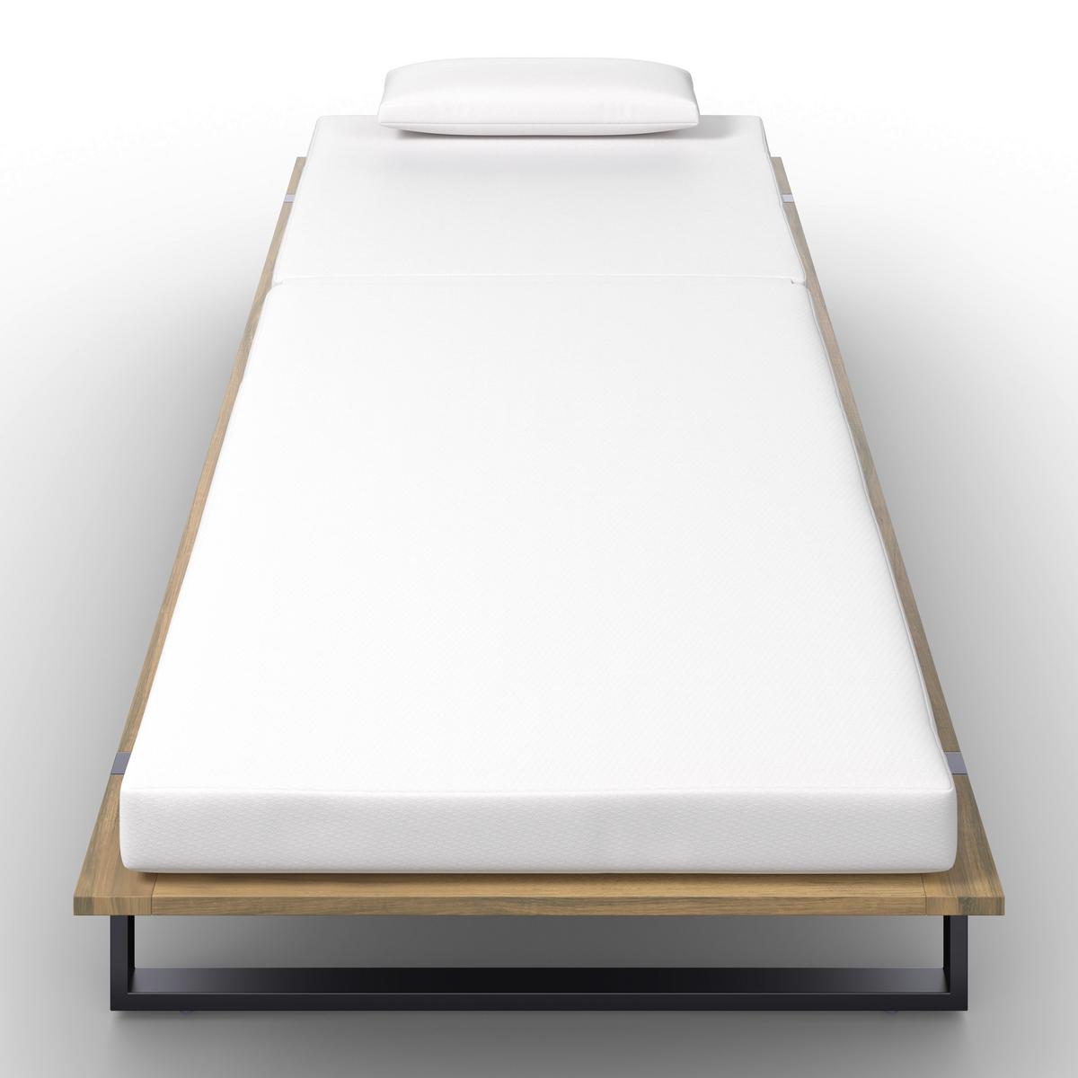 ZAHRADNÍ LEHÁTKO EVA - černá/krémová, Moderní, kov/dřevo (220/90/95cm) - Bessagi Garden