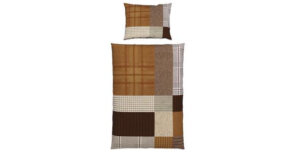 Renforce Bettwäsche 140x200 Cm Bridget Baumwolle Braun - Braun, ROMANTIK / LANDHAUS, Textil (140/200cm) - James Wood