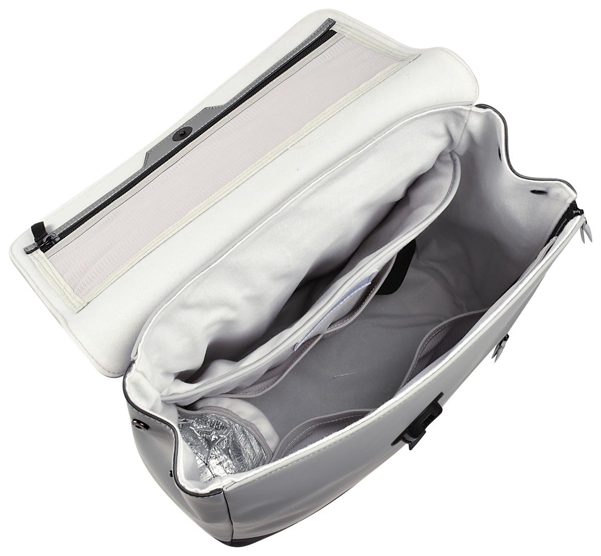 Wickelrucksack Oslo Mineral Dunkelgrau, B: 34 Cm - Dunkelgrau/Hellgrau, KONVENTIONELL, Kunststoff (34/15/43cm) - Beaba