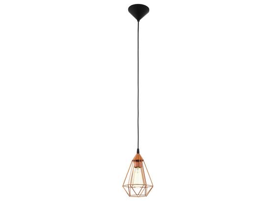 Hängeleuchte Tarbes - Schwarz/Kupferfarben, MODERN, Kunststoff/Metall (17,5/110cm) Hängeleuchte Tarbes - Schwarz/Kupferfarben, MODERN, Kunststoff/Metall (17,5/110cm)