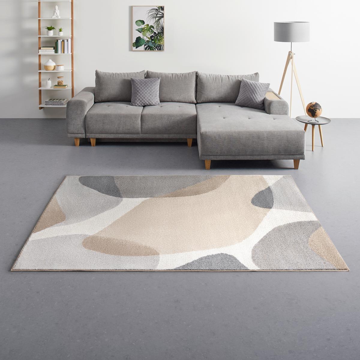 TKANÝ KOBEREC STONE-FLOW - vícebarevná/béžová, Konvenční, textil (80/150cm) - Mömax