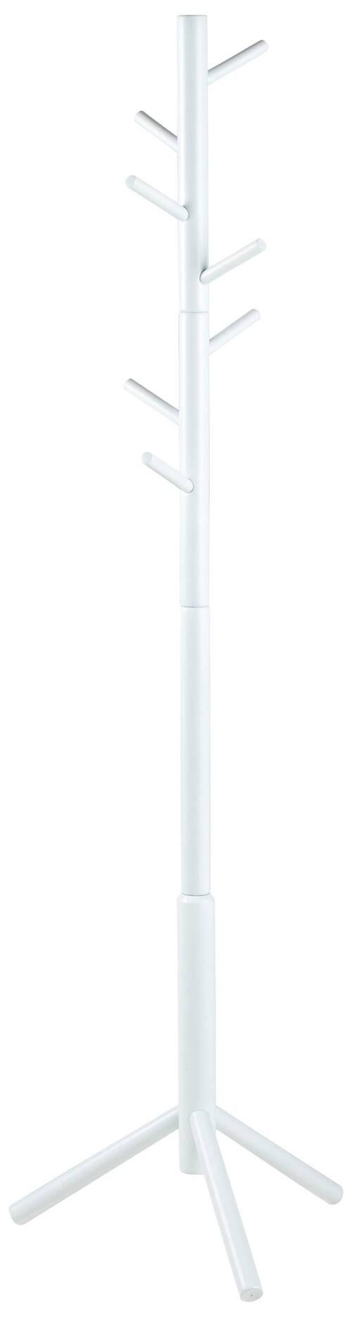 Vešiak na odevy BREMEN biela - biela, Trend, drevo (51/176/45cm) - MID.YOU