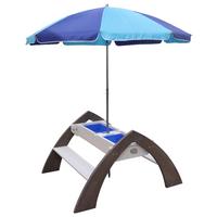 Sand- Und Wassertisch A031.023.00 - Weiß/Grau, KONVENTIONELL, Holz/Kunststoff (119/65/98cm) - Ambia Garden