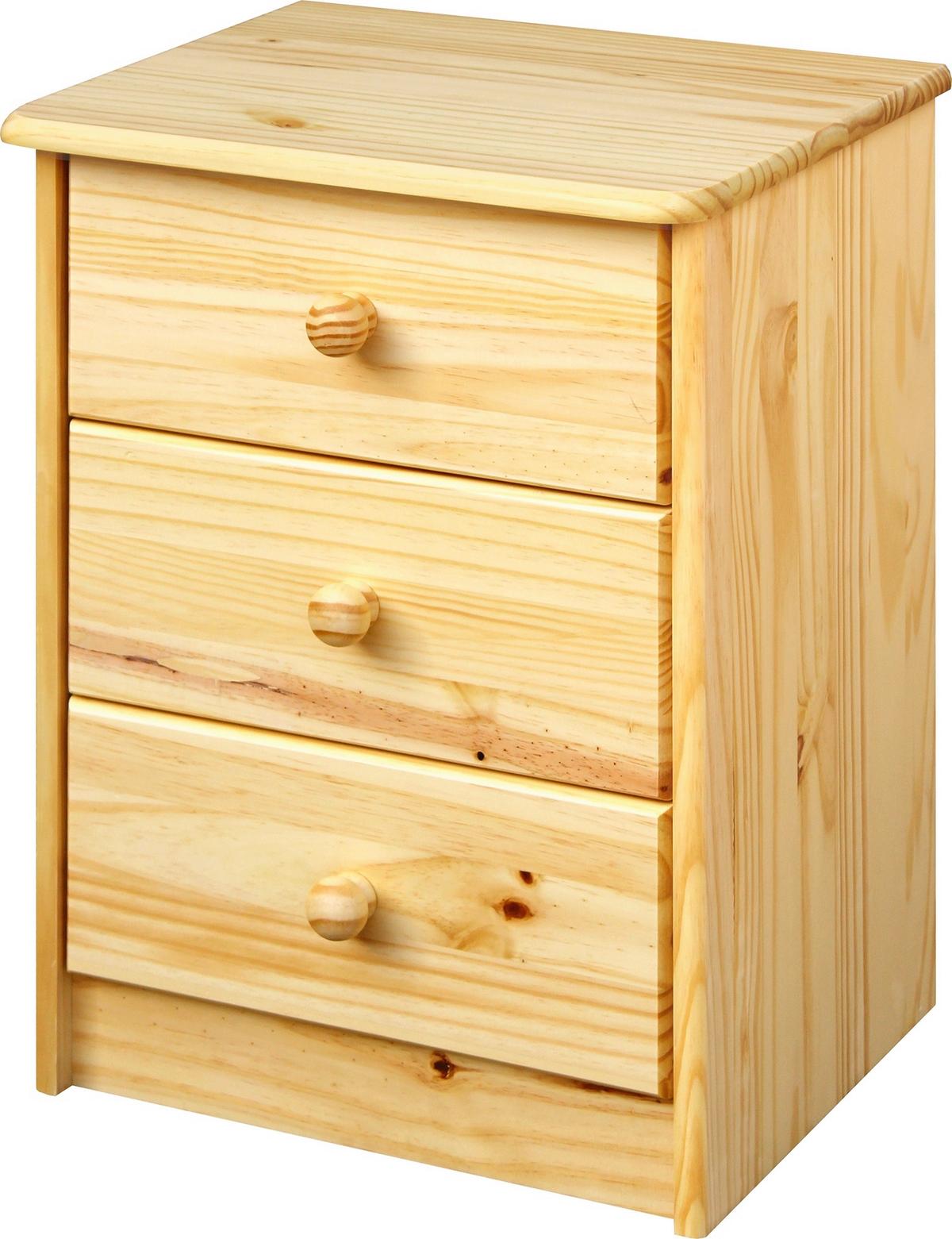 Kommode Naturfarben B: 43cm - Naturfarben, Natur, Holz (43/57/35cm) - Livetastic