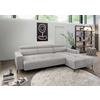 Ecksofa Intera, Grau S: 276x188 Cm - Schwarz/Grau, KONVENTIONELL, Textil (276/188cm) - Livetastic